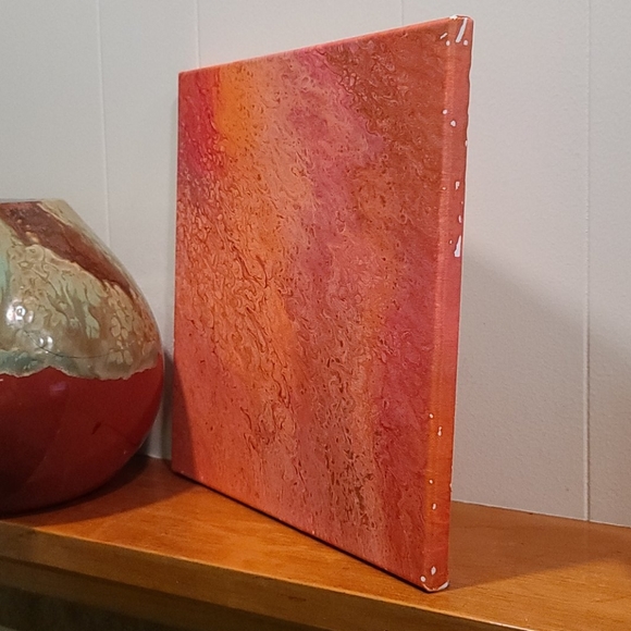 12"x12" HAND-MADE PAINT POUR - Picture 4 of 4